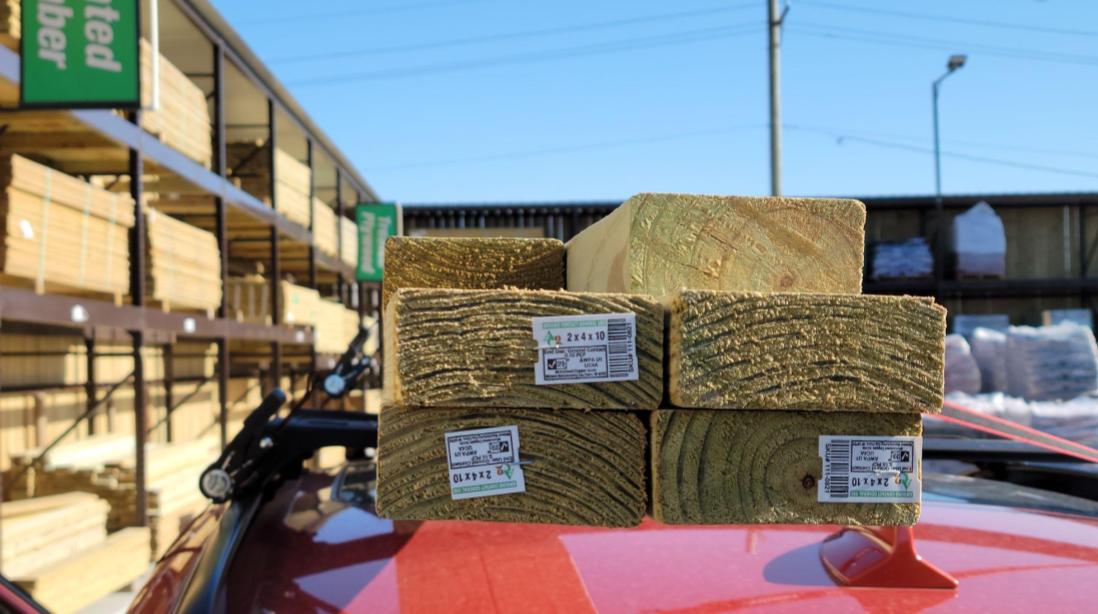 How To Secure Lumber In Your Car Or To Your Car's Roof