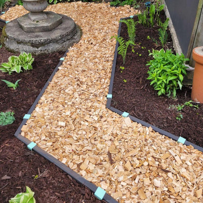 Path Edging Project, No Turns, 4 Staples