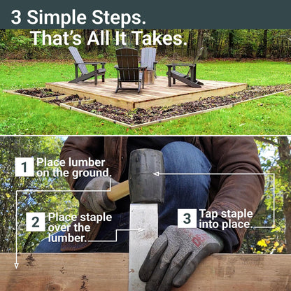2xEDGE Landscape Edging & Garden Border Staples
