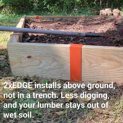 2xEDGE Landscape Edging & Garden Border Staples
