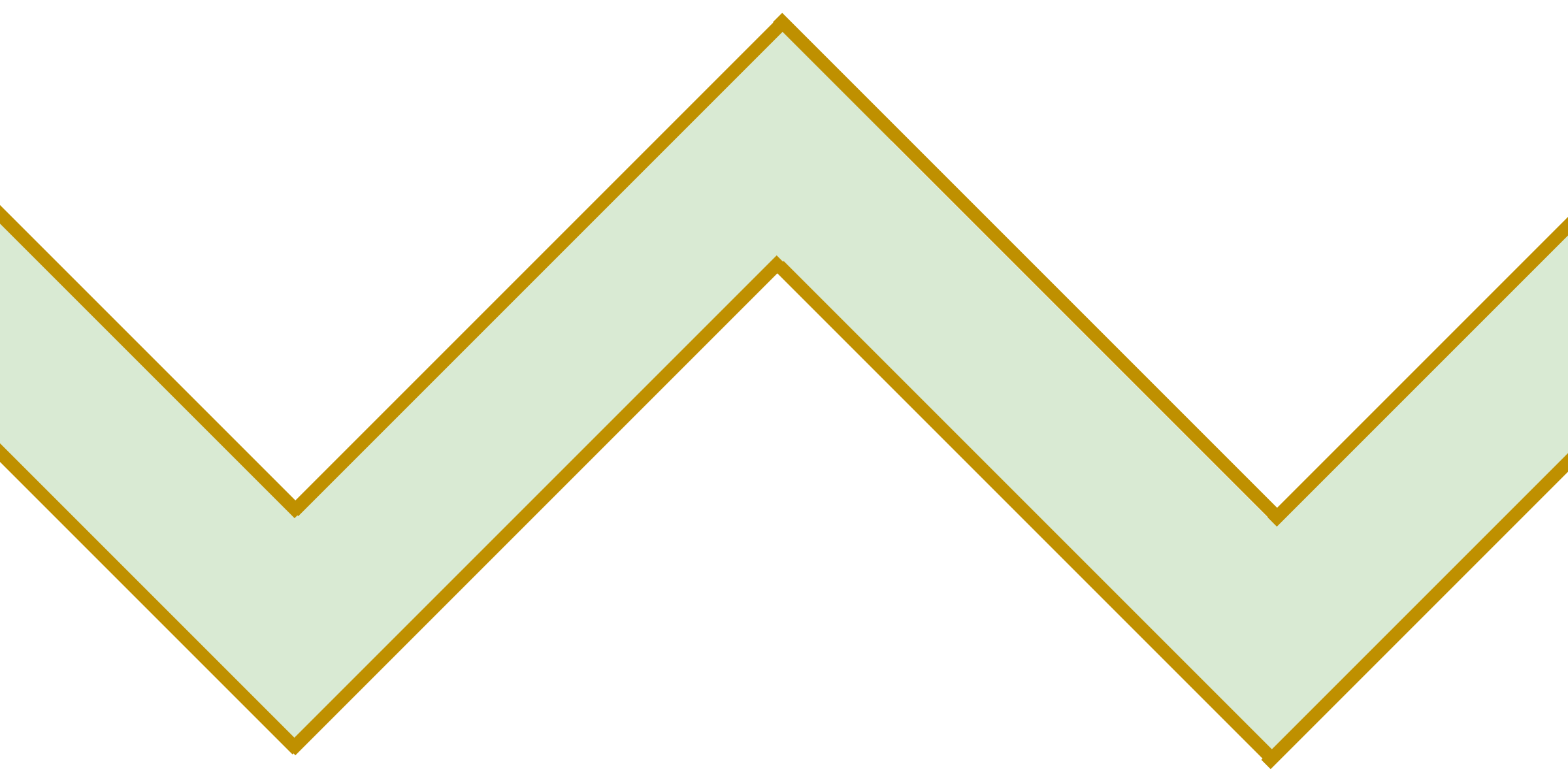 Path with three turns