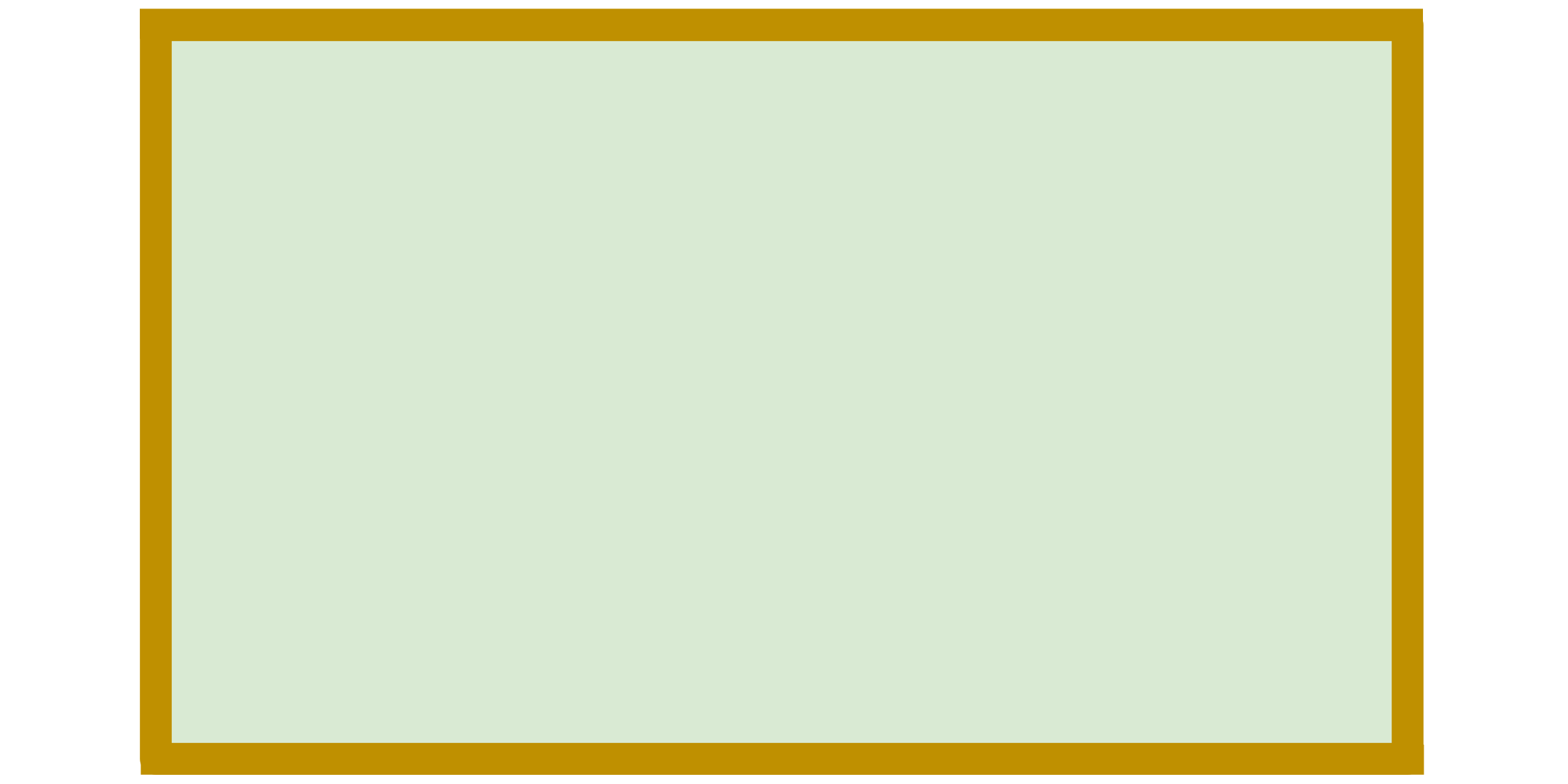 Rectangle flower bed outline