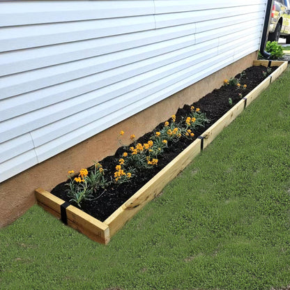 3-Sided Bed Border Project, Small, 4 Staples